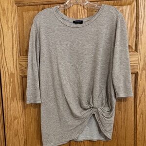 Stylish Gray Long Sleeve Top